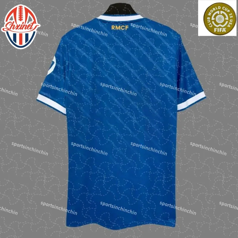 2025 Season Mbappe 9 Bellingham 5 Club World Cup Adult Soccer Jerseys 7 Cairo 10 Modric 9 Benzema 8 Kroos Kids Training Sports Match Short Sleeve Casual Soccer Jersey