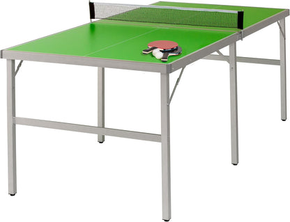 Space Saver - Compact Ping Pong Table - Separate Table Halves - Regulation Height - No Assembly Required