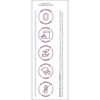 Gosip Black Cherry Flavor Cartridge, Drink Mix, 1-Pack