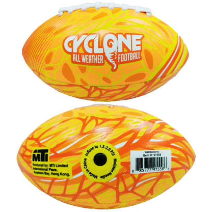 Waterproof Mini 6" Neoprene Football, Rubber Pool Toy, Assorted Colors, Unisex