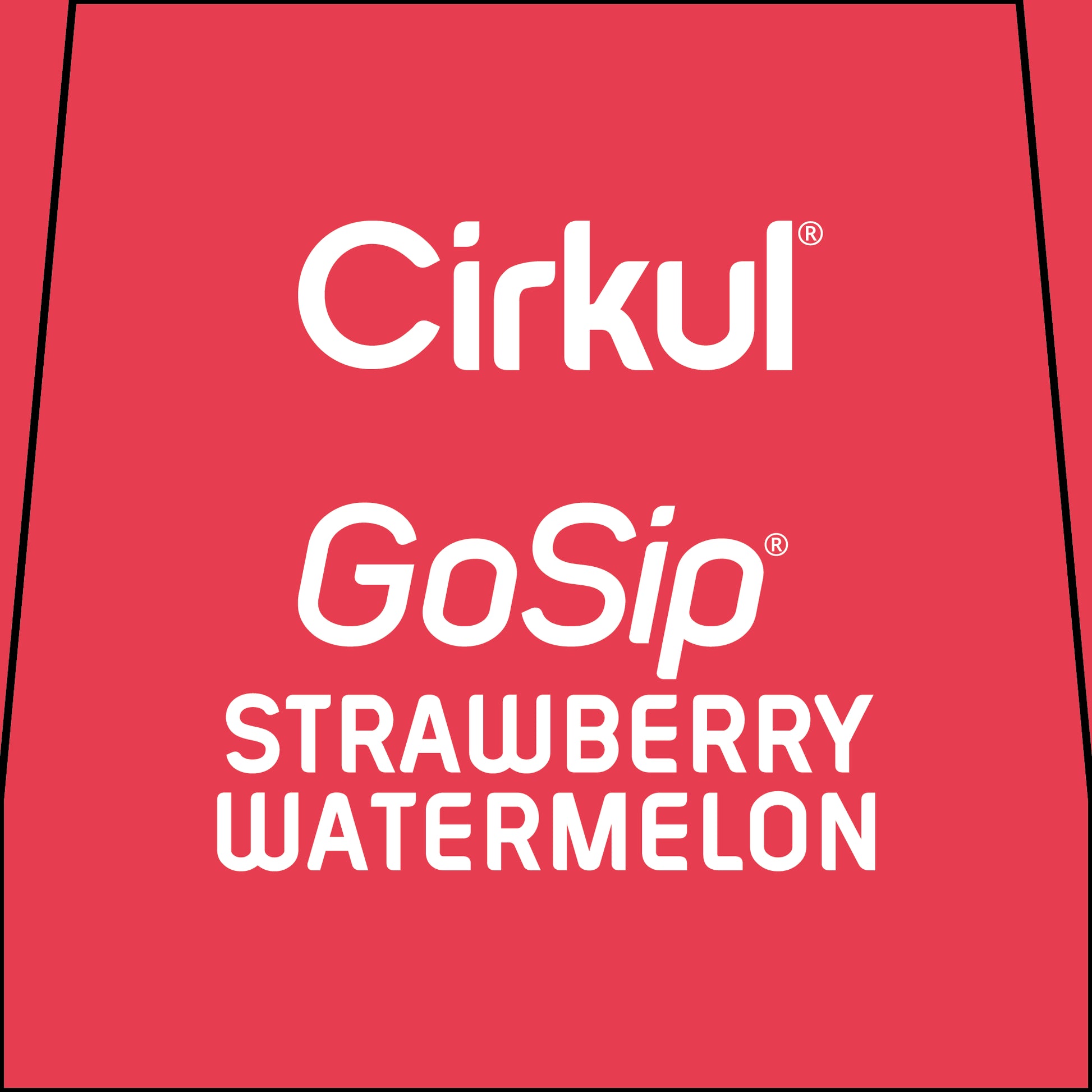 Gosip Strawberry Watermelon Flavor Cartridge, Drink Mix, 1-Pack