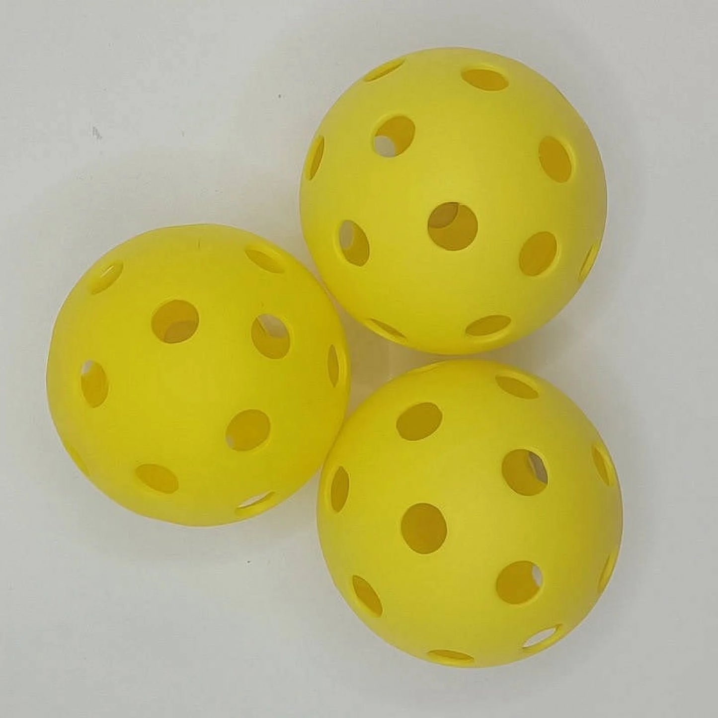 Sports Indoor Outdoor Play Pickleball 40 Hole, 4 Pack - USAPA Approved, Yellow