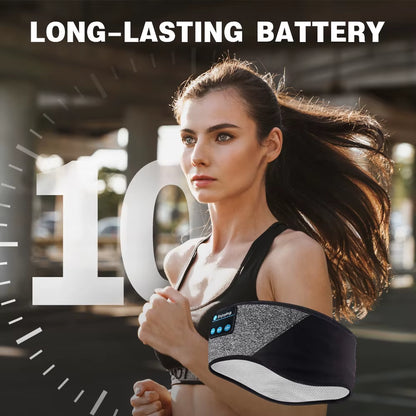 Bluetooth Headband Sleep Headphones – Bluetooth Headband with Wireless for Sports & Sleep | Ultra-Soft Headband