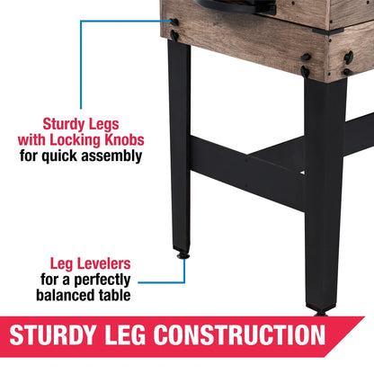 48" 3-In-1 Multi Game, Pool Table, Air Hockey, Foosball Table, by