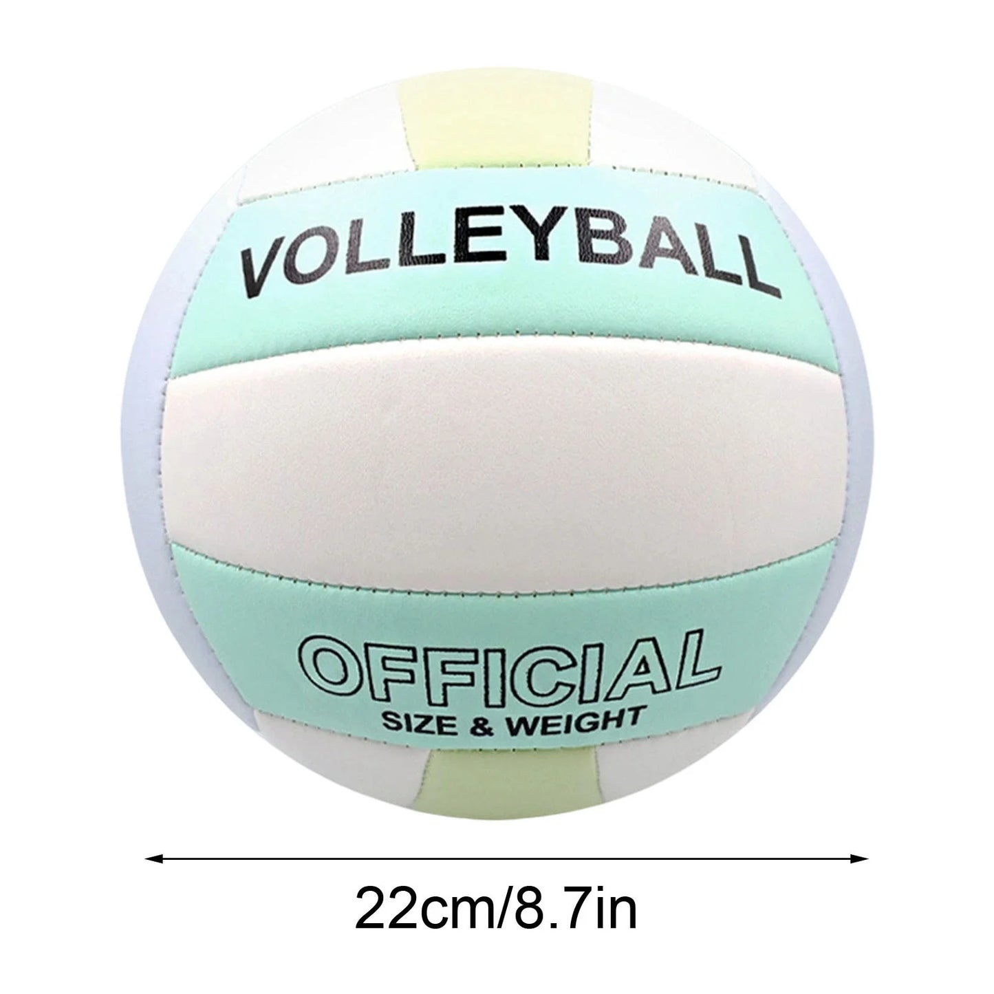 Volleyball, Super Soft Volleyball Beach Volleyball Official Size 5 for Outdoor, Indoor, Pool, Gym, Training Premium Volleyball Equipment Durability Stability Sports Ball