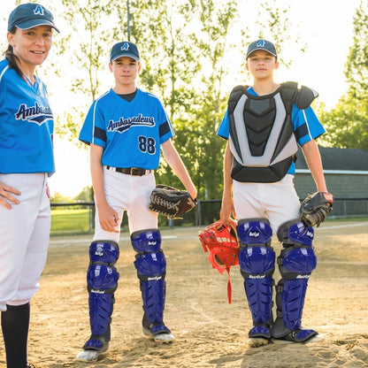 Baseball Catcher Leg Guards Youth Adult Polypropylene Shin Safety Equipment