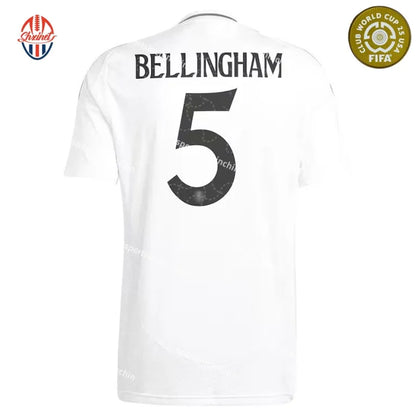 2025 Season Mbappe 9 Bellingham 5 Club World Cup Adult Soccer Jerseys 7 Cairo 10 Modric 9 Benzema 8 Kroos Kids Training Sports Match Short Sleeve Casual Soccer Jersey