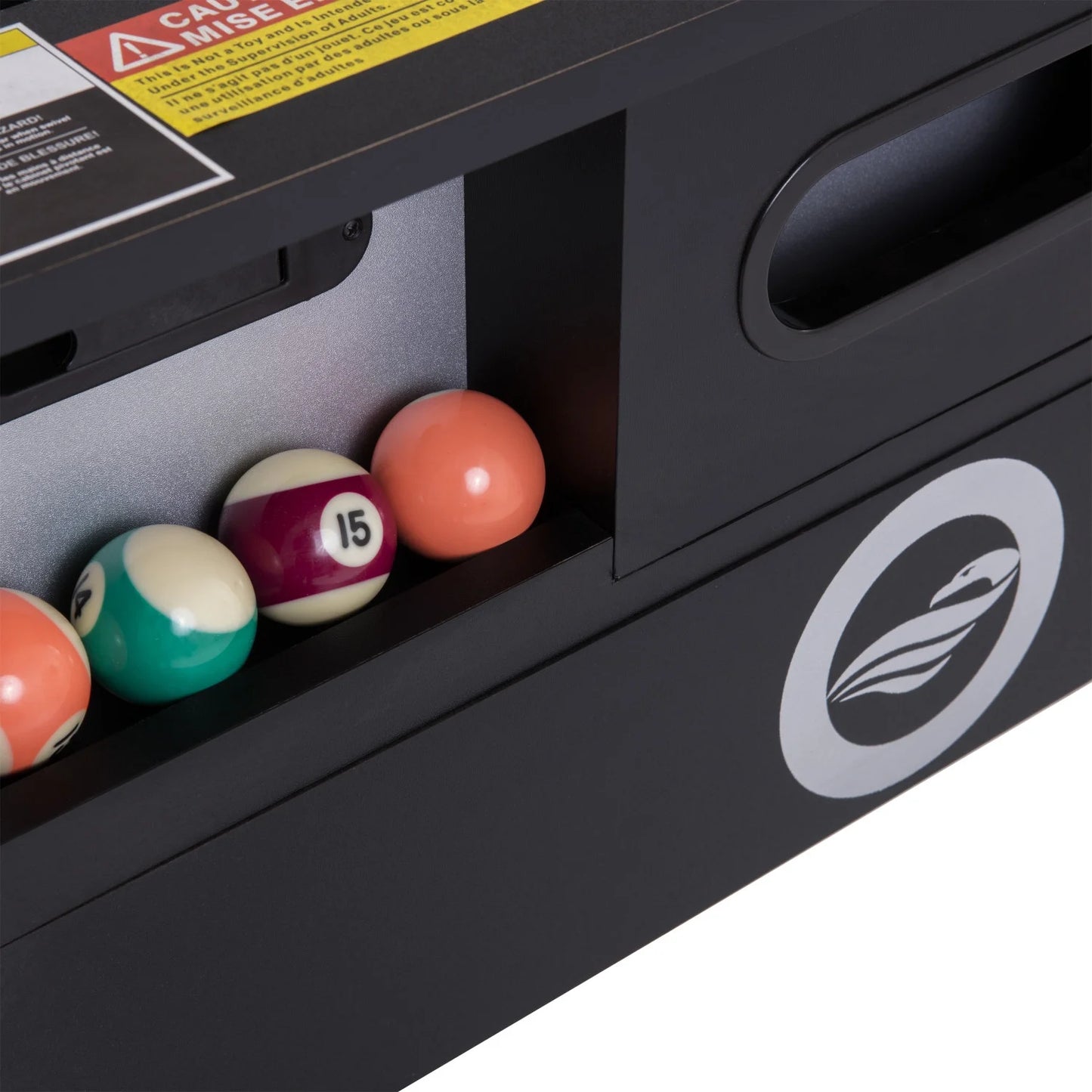 72" 4 in 1 Multi-Game Swivel Table with Air-Powered Hockey, Table Tennis, Billiards, and Launch Football