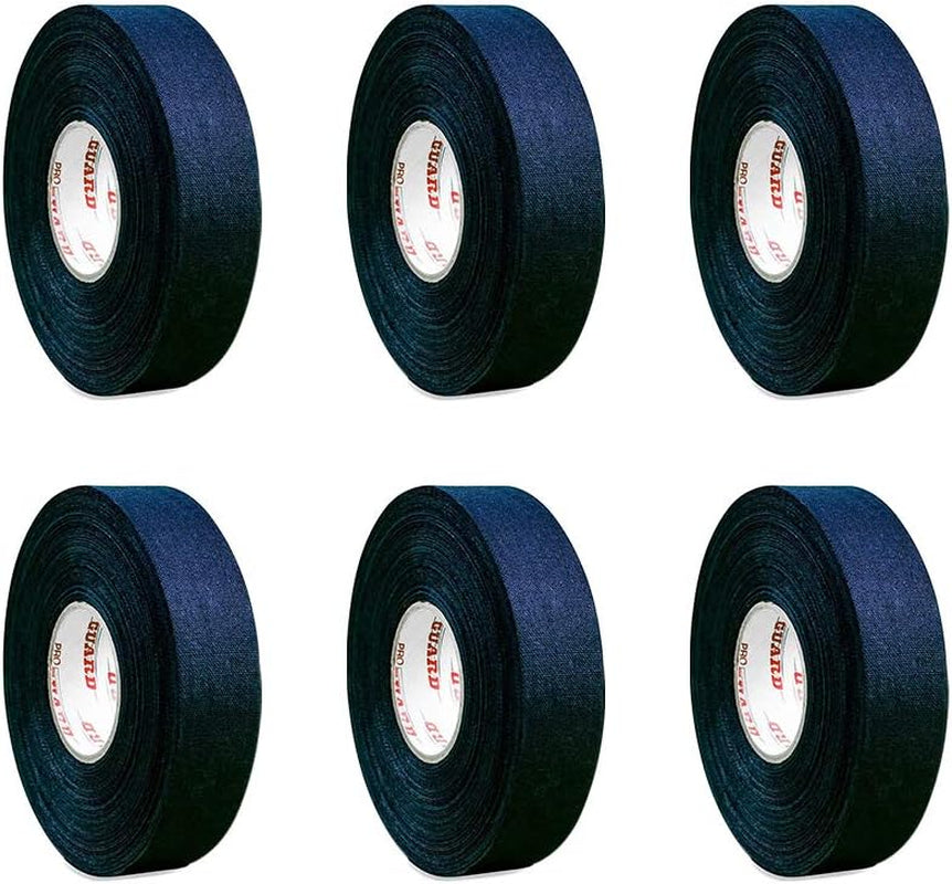 Cloth Hockey Tape, 1-Inch X 30-Yard, Black (6 Pack)