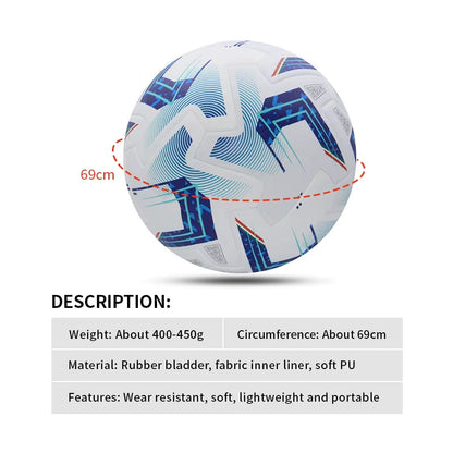 Soccer Ball Professional Standard Official Size 5 Seamless Football Soft PU Wear Resistant High Quality Match Training Balls