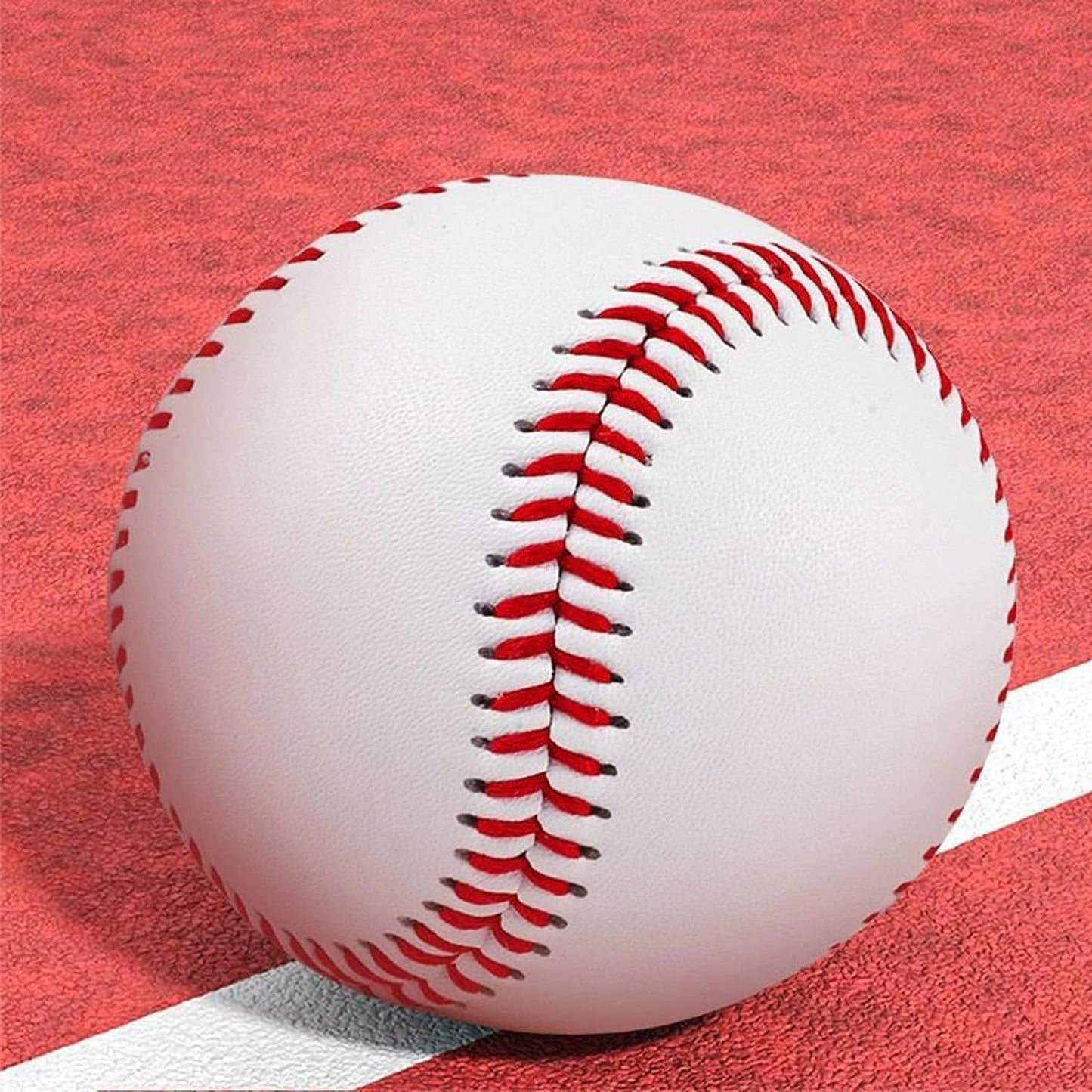 2 Pack Blank Baseballs Solid Cork Core, 9 Inch Baseball Balls Unmarked Autograph