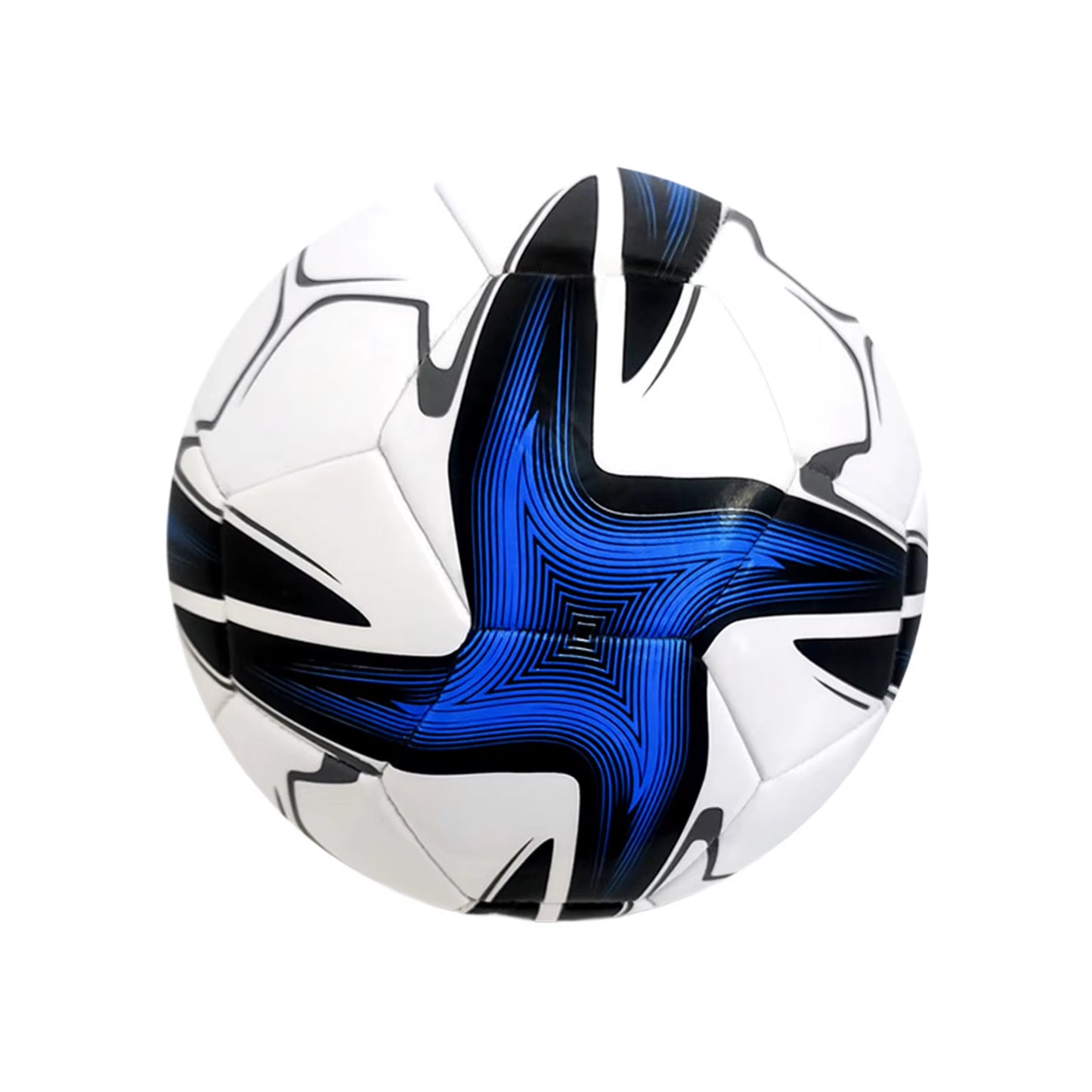 League Match Soccer Ball with Machine Stitched Panels Soft PVC Cover for Smooth Handling Football