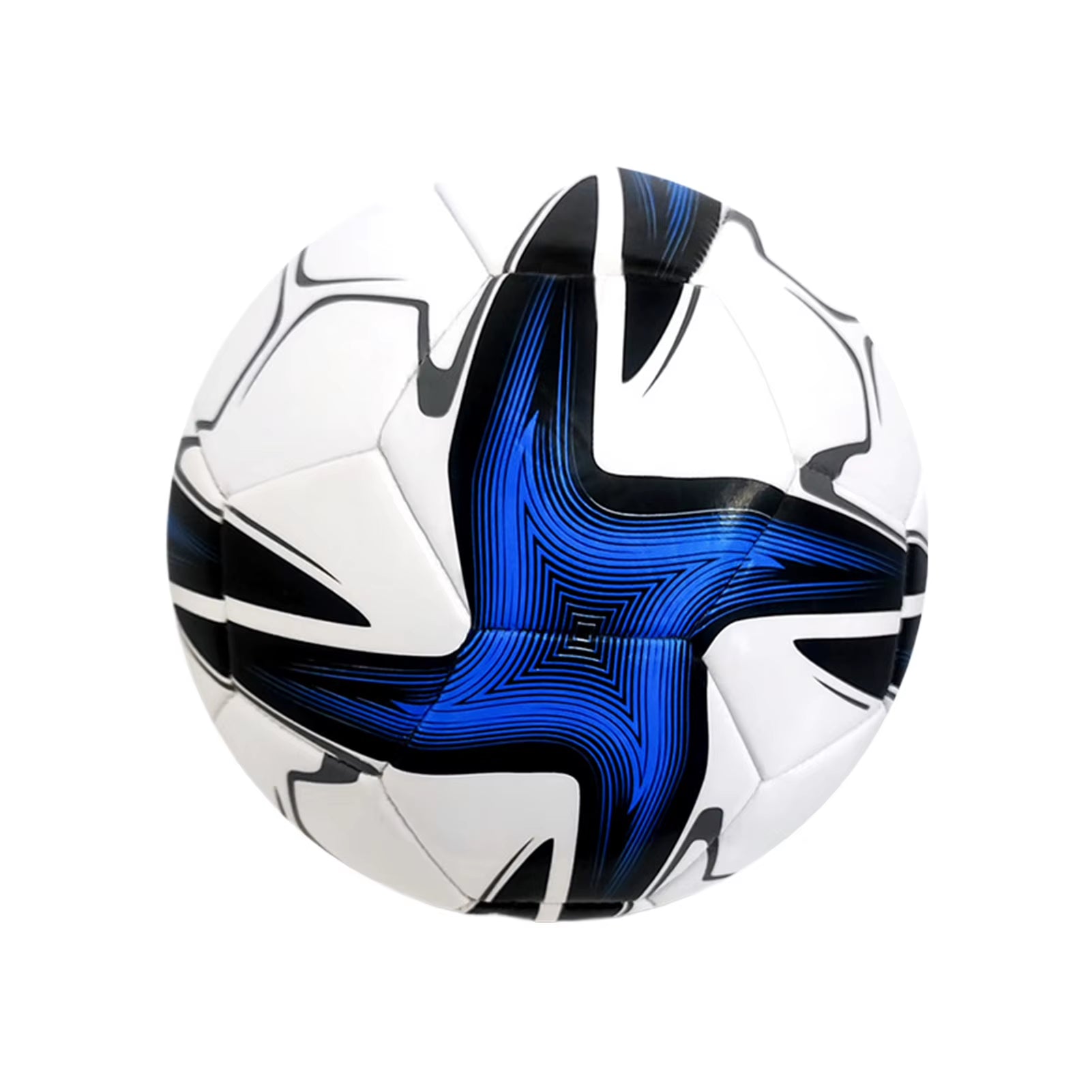 League Match Soccer Ball with Machine Stitched Panels Soft PVC Cover for Smooth Handling Football