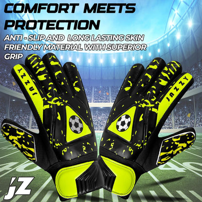 Youth Goalie Gloves with Double Wrist Protection,Non