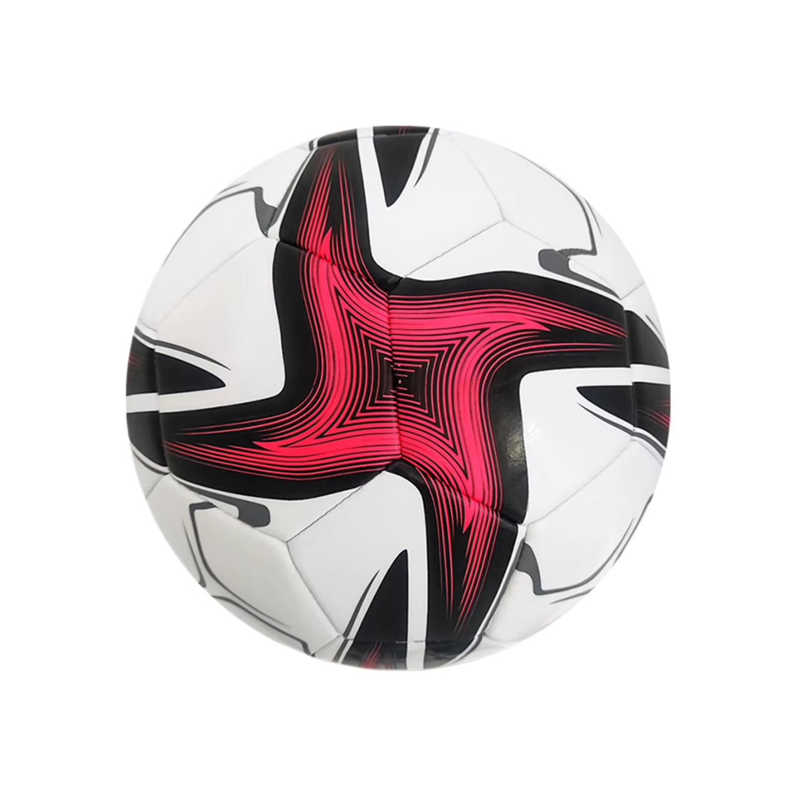 League Match Soccer Ball with Machine Stitched Panels Soft PVC Cover for Smooth Handling Football