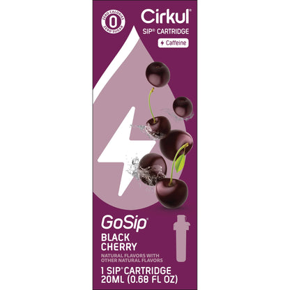 Gosip Black Cherry Flavor Cartridge, Drink Mix, 1-Pack
