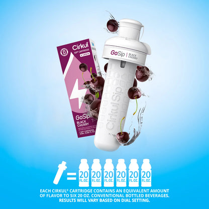 Gosip Black Cherry Flavor Cartridge, Drink Mix, 1-Pack