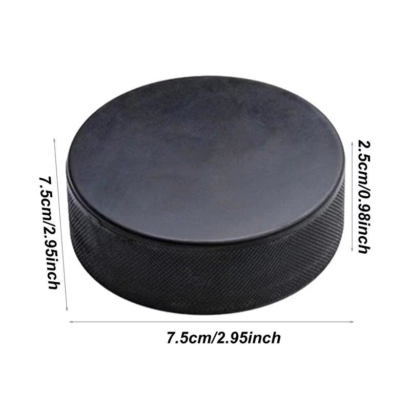 4 Pieces Standard Size Hockey Pucks Smooth Hockey Training Game Pucks Ice Hockey Supplies