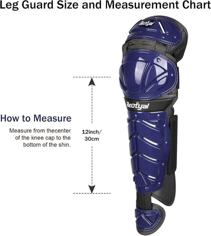 Baseball Catcher Leg Guards Youth Adult Polypropylene Shin Safety Equipment