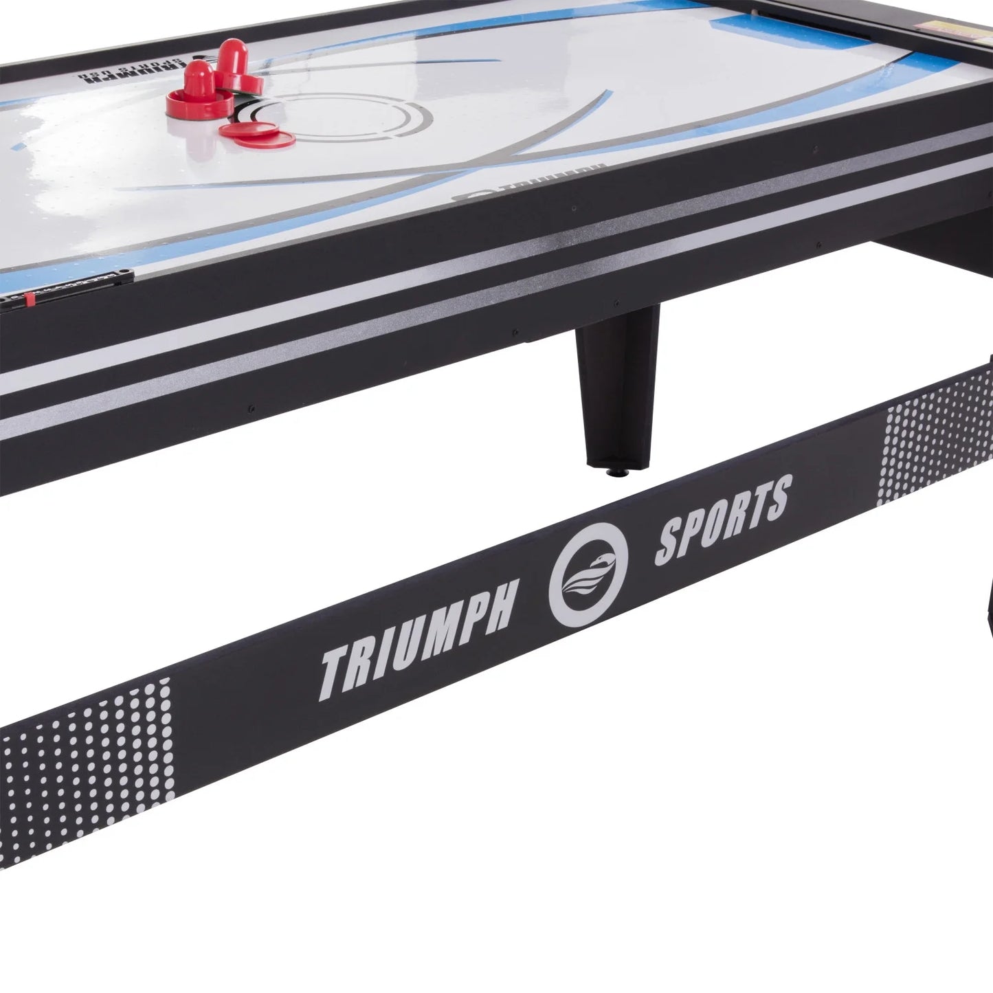 72" 4 in 1 Multi-Game Swivel Table with Air-Powered Hockey, Table Tennis, Billiards, and Launch Football