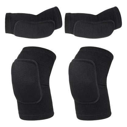 Volleyball Knee Pads and Volleyball Arm Pads Set for Kids Youth Volleyball Yoga