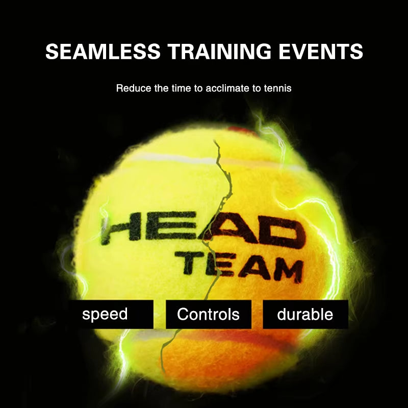 HEAD Tennis Balls Professional HEAD Tennis Balls Competition Training Tennis Balls Tour Xt/Team Match Tennis Durable Ball Barrel