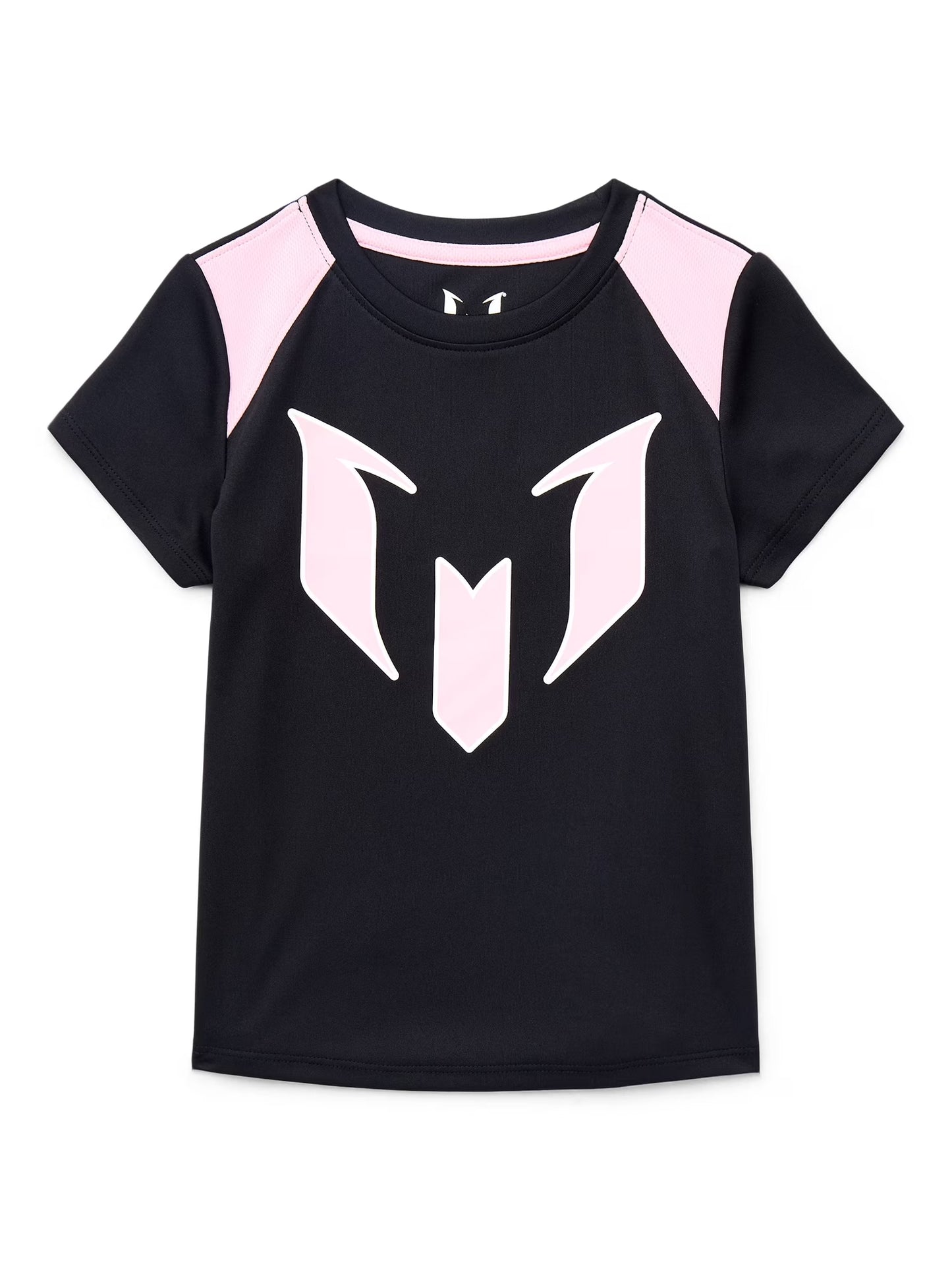 Girls Athletic Lifestyle Jersey with Short Sleeves, Sizes 4-16